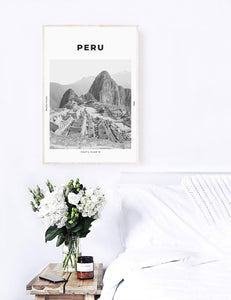 Peru 'Machu Picchu The Lost City' Print