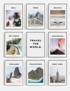'Travel The World' - Travel Print