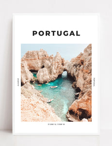 Portugal 'The Blue Lagoon' Print