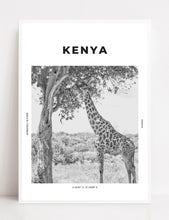 Load image into Gallery viewer, Kenya &#39;Geralda Giraffe&#39; Print
