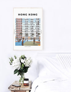 Hong Kong 'Rainbow Estate' Print