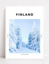 Load image into Gallery viewer, Finland &#39;Magic Of Finnish Lapland&#39; Print

