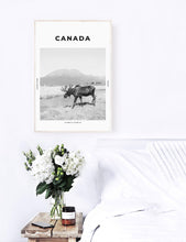 Load image into Gallery viewer, Canada &#39;First Moose On The Moon&#39; Print
