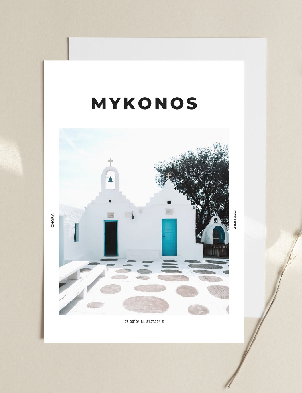 Mykonos 'White Aesthetics' Print