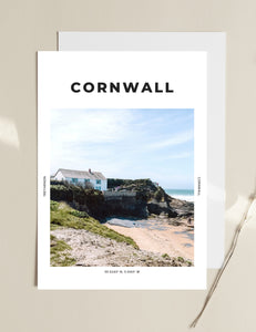 Cornwall 'Calm Of Treyarnon' Print