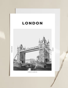 London 'Tall As Tower Bridge' Print