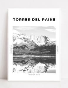 Torres Del Paine 'Mountains That Soar' Print