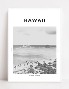 Hawaii 'Aloha Oahu' Print