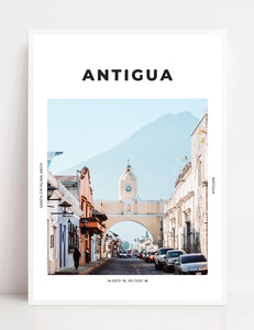 Antigua 'Volcán de Agua' Print
