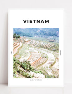 Vietnam 'Green Layers Of Sapa' Print