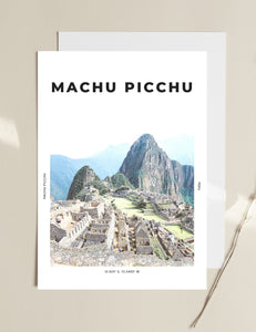 Machu Picchu 'King Of The Mountains' Print