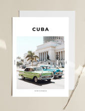 Load image into Gallery viewer, Cuba &#39;Classic Cars&#39; Print
