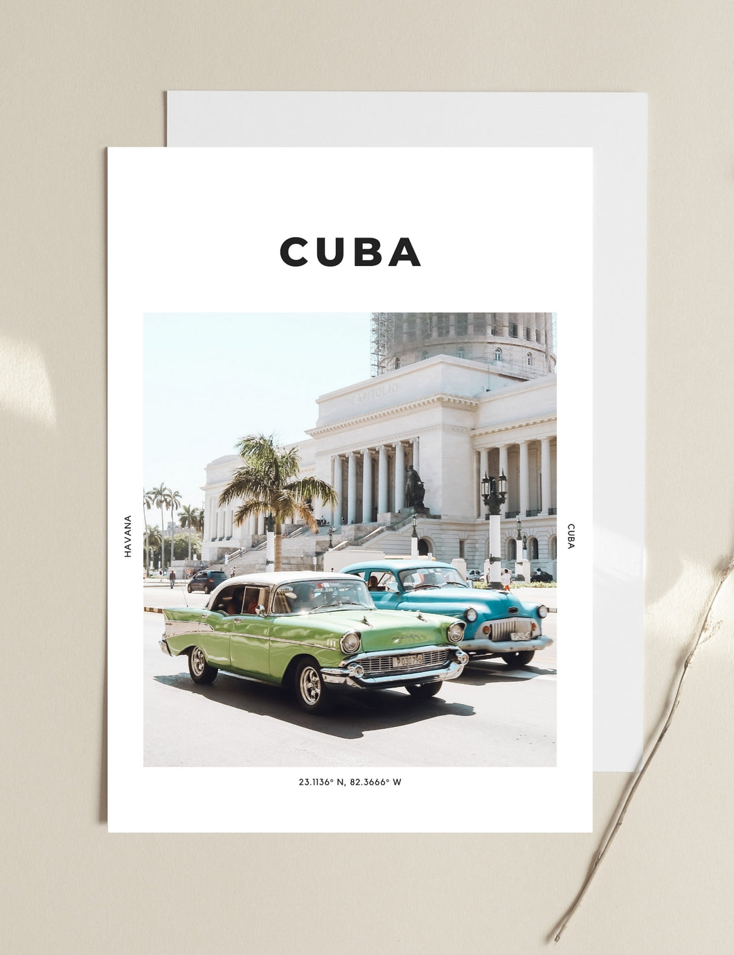 Cuba 'Classic Cars' Print