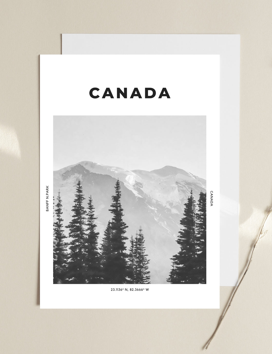Canada 'Where The Mountains Meet The Moon' Print