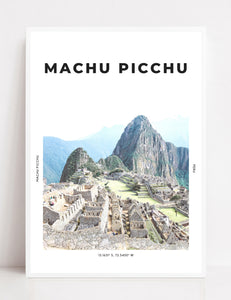 Machu Picchu 'King Of The Mountains' Print