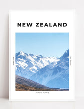 Load image into Gallery viewer, New Zealand &#39;Mount Cook&#39; Print
