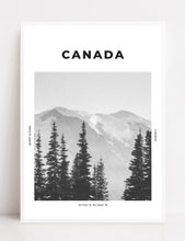 Load image into Gallery viewer, Canada &#39;Where The Mountains Meet The Moon&#39; Print
