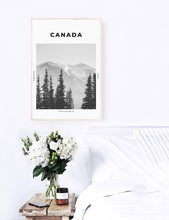 Load image into Gallery viewer, Canada &#39;Where The Mountains Meet The Moon&#39; Print
