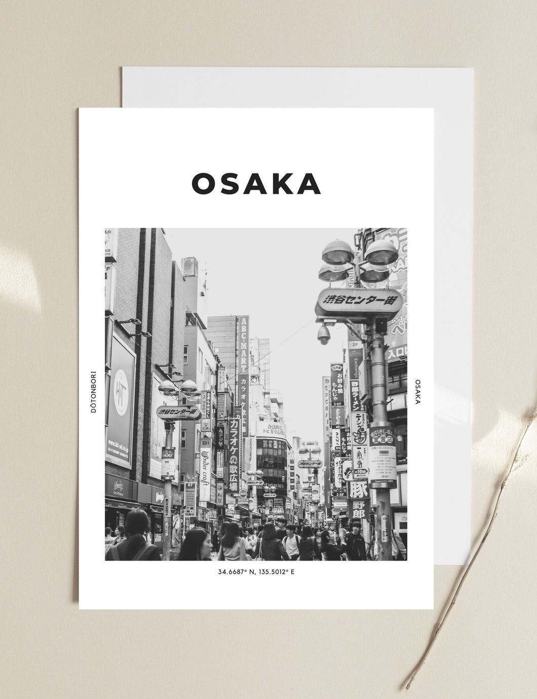 Osaka 'Lost In A Million Faces' Print
