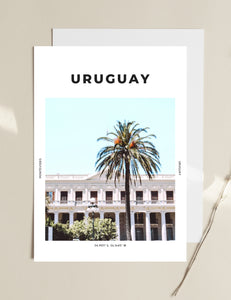 Uruguay 'Montevideo Palms' Print