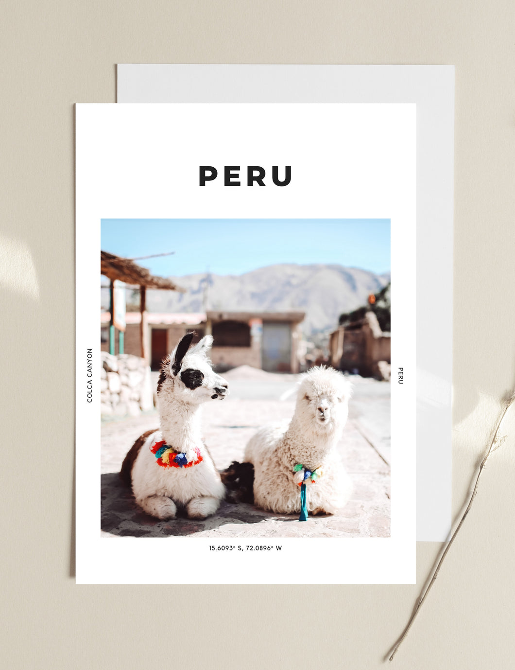 Peru 'Llama Llama' Print
