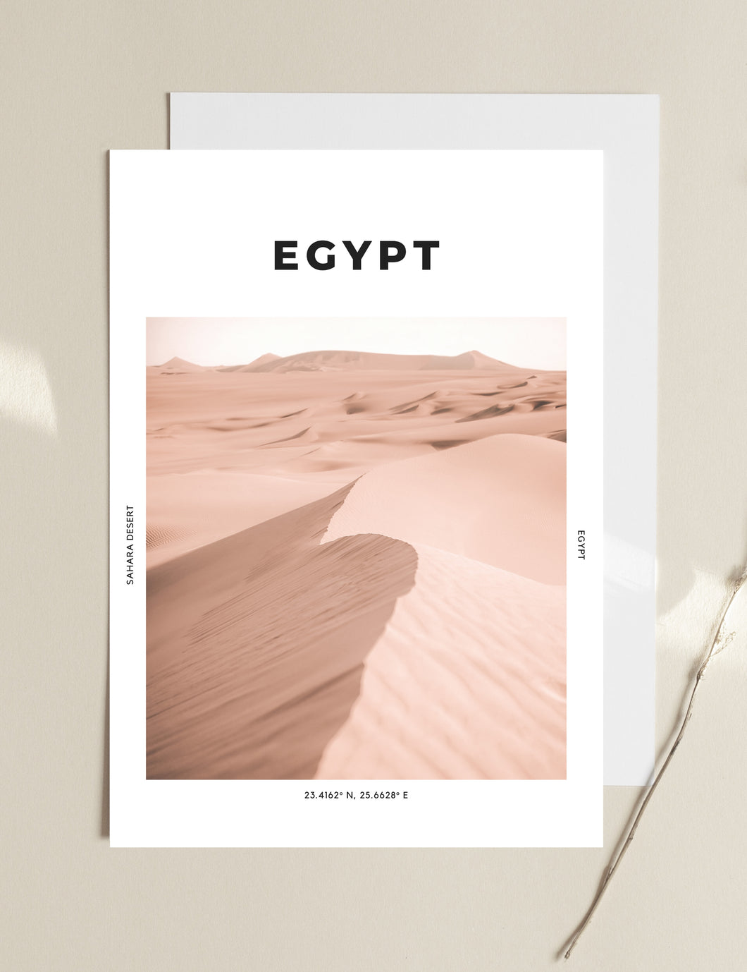 Egypt 'Desert Curves' Print