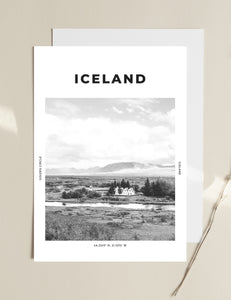 Iceland 'Land Of Fire And Ice' Print