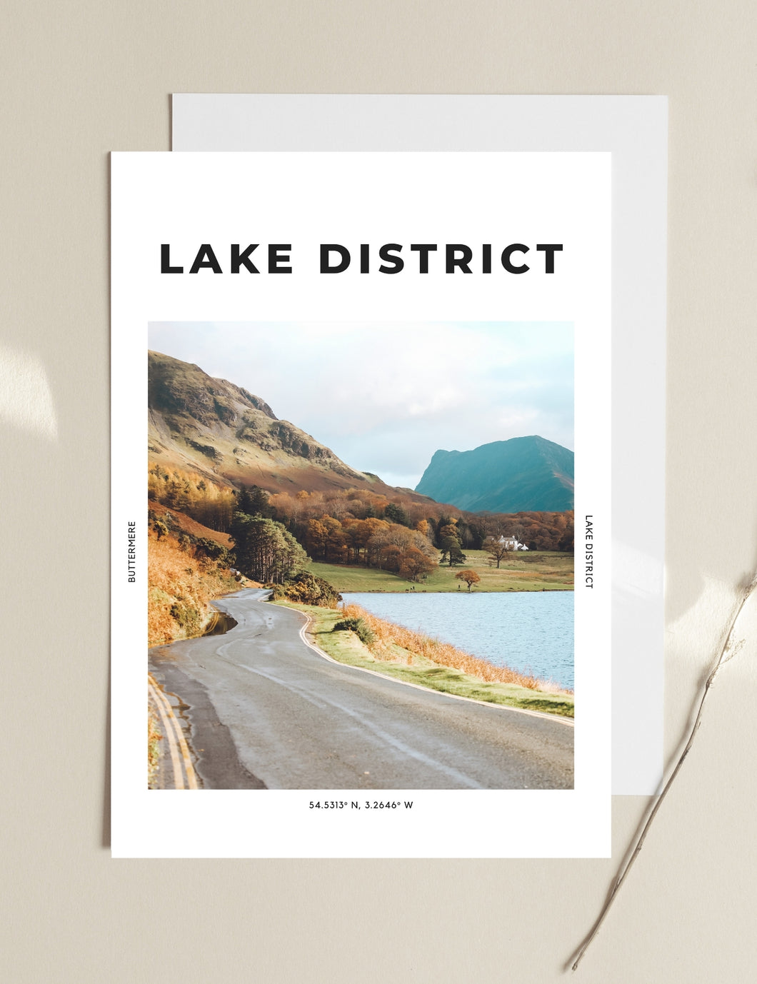 Lake District 'Beauty On The Winding Road' Print