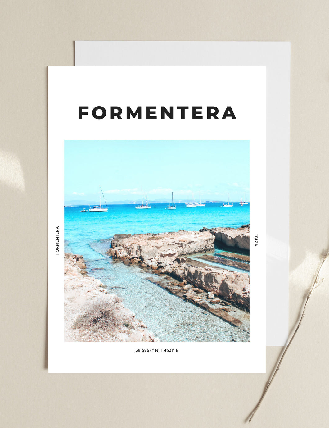 Formentera 'Endless Blue' Print
