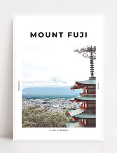Mount Fuji 'Land Of The Rising Sun' Print