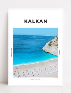 Kalkan 'Kaputas Beach' Print