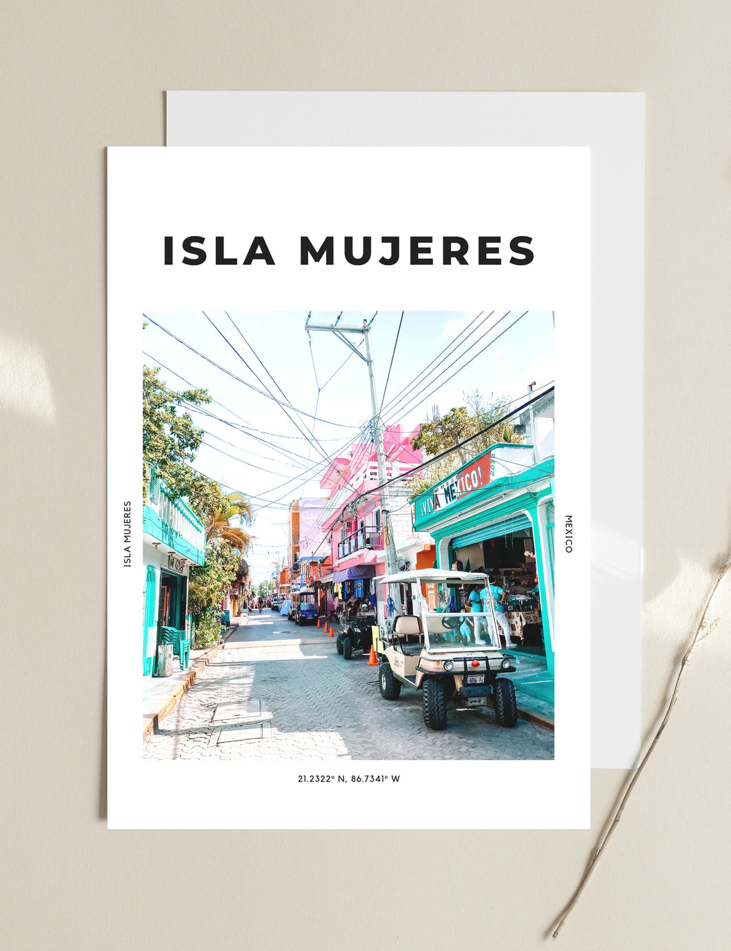 Isla Mujeres 'Colour In Mexico' Print