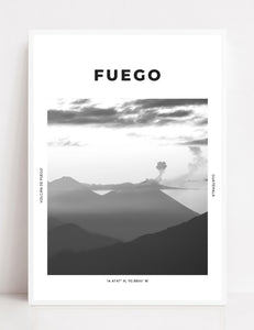 Fuego 'Volcano On Fire' Print