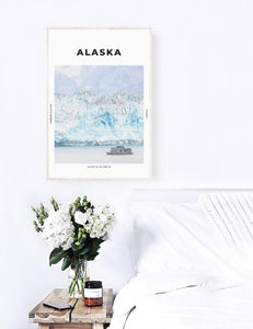 Alaska 'Where The Glacier Meets The Sky' Print