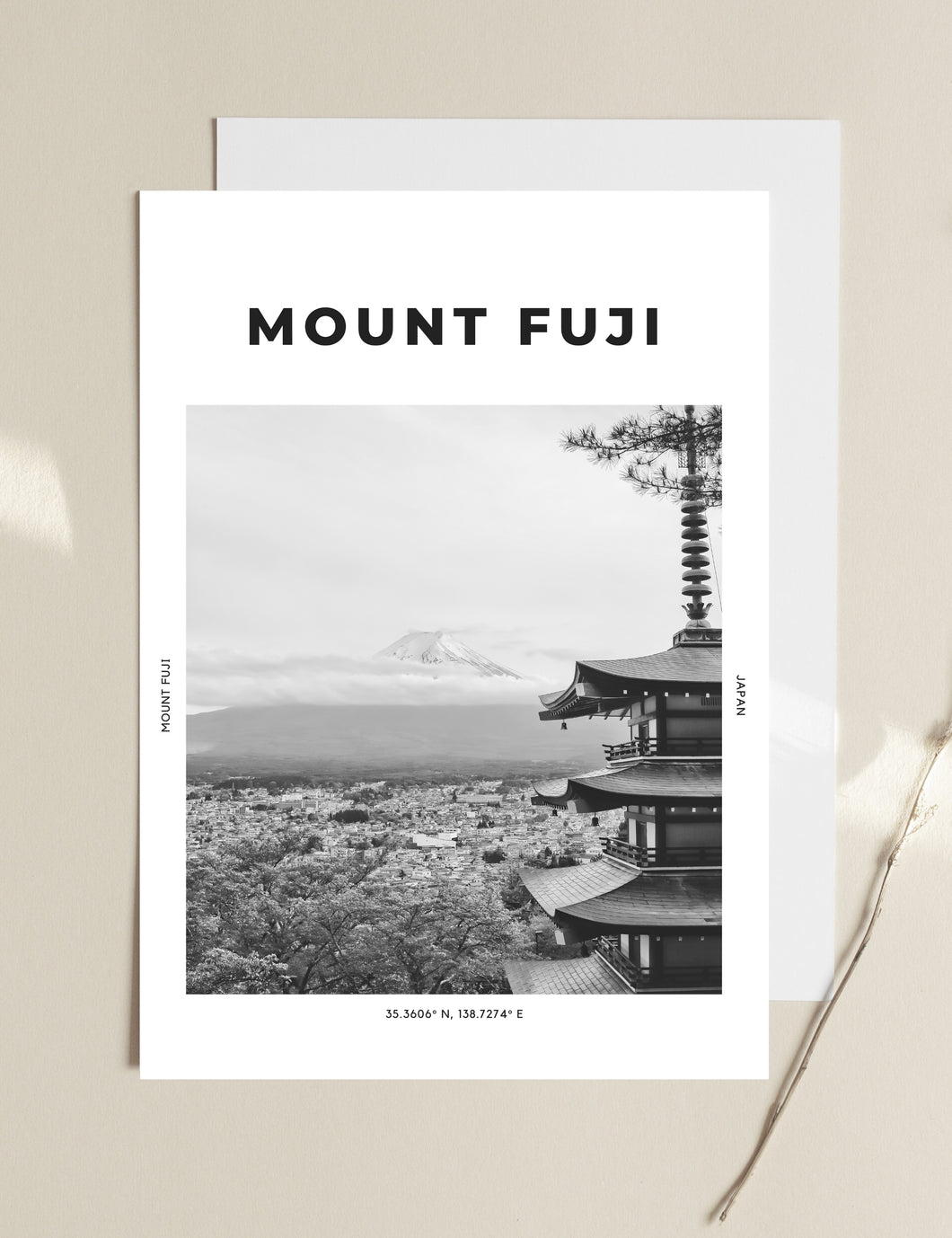 Mount Fuji 'Land Of The Rising Sun' Print