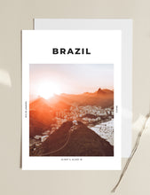 Load image into Gallery viewer, Brazil &#39;Sugarloaf At Sunset&#39; Print
