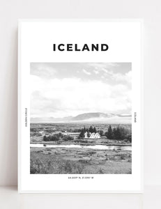 Iceland 'Land Of Fire And Ice' Print