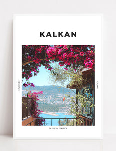 Kalkan 'Glimpse Of Kalkan Bay' Print
