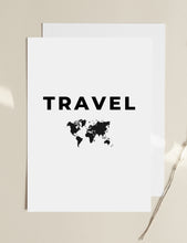 Load image into Gallery viewer, &#39;Map Of The World&#39; - Travel Print
