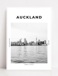 Auckland 'Kiwi Skyline' Print