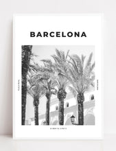Load image into Gallery viewer, Barcelona &#39;Barca Palms&#39; Print
