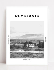 Reykjavik 'Golden Circle' Print