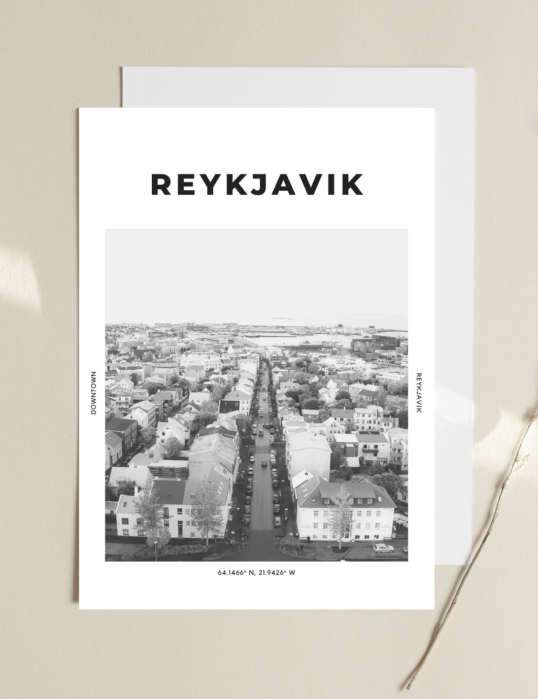 Reykjavik 'Heart Of Iceland' Print