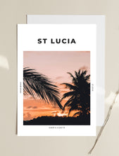 Load image into Gallery viewer, St Lucia &#39;The Peachiest Sunset&#39; Print
