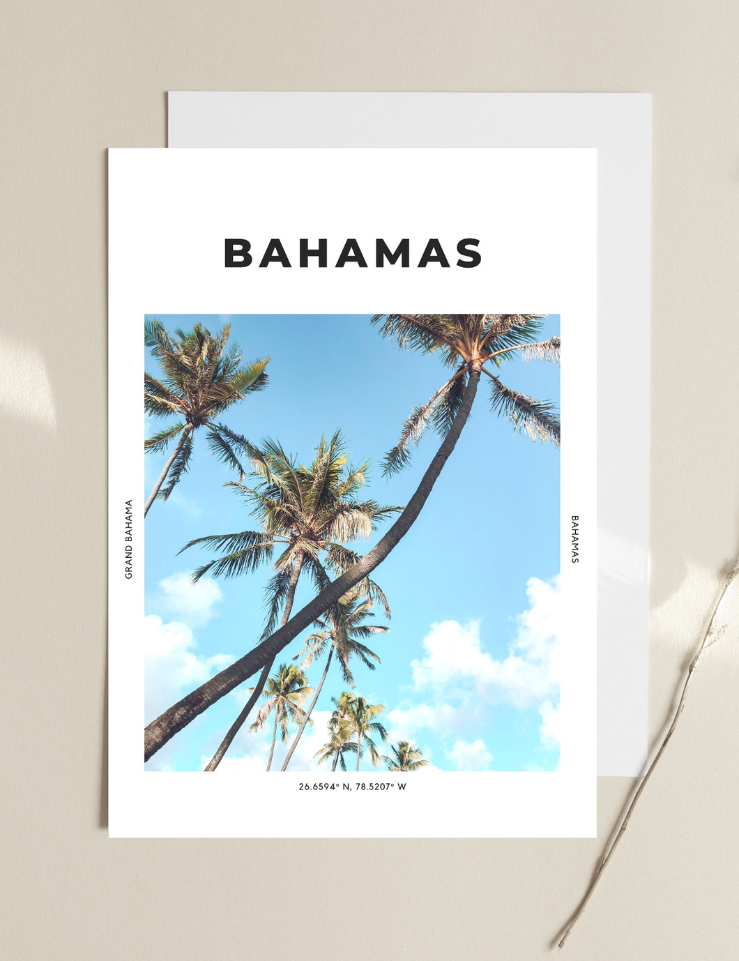 Bahamas 'Tropical State Of Mind' Print