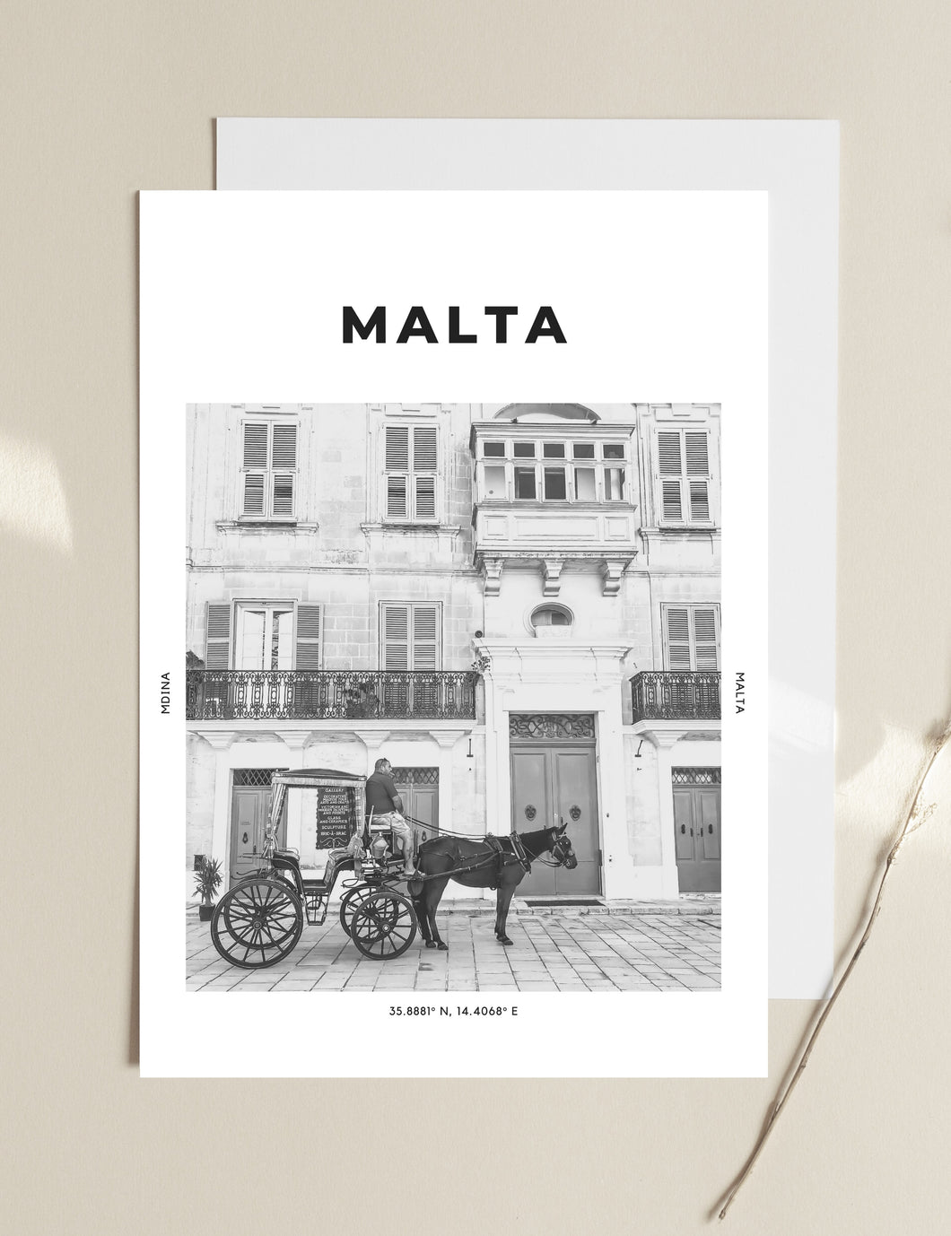 Malta 'Mdina And The Silent City' Print