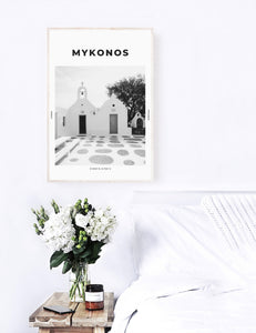 Mykonos 'White Aesthetics' Print