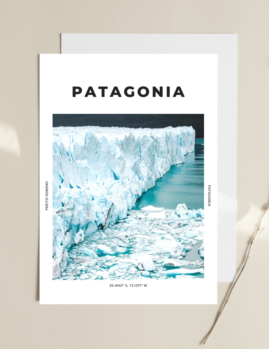 Patagonia 'The Big Blue Glacier' Print