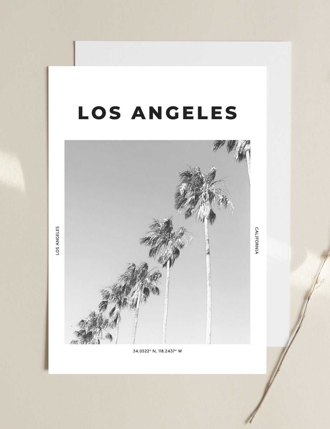 Los Angeles 'Shake Your Palm Palms' Print