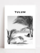 Load image into Gallery viewer, Tulum &#39;Find Me Under The Palms&#39; Print
